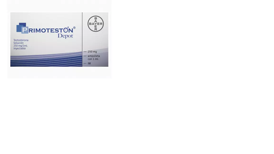 PRIMOTESTON DEPOT INY. 250 MG. CAJA C/AMP. C/1 ML.