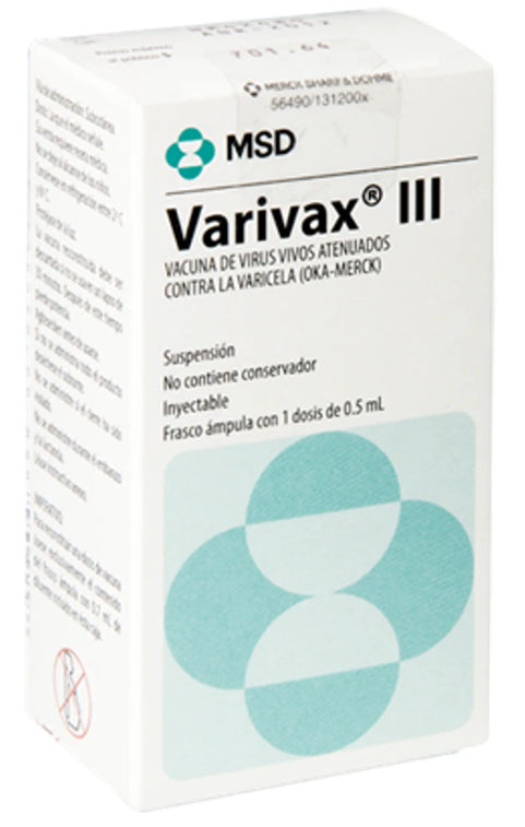 VARIVAX III SUSP INY F.A. 0.5 ML – Farma Leal