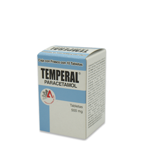 TEMPERAL TAB 500 MG FCO C10
