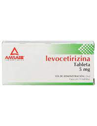 LEVOCETIRIZINA TAB. 5 MG. CAJA C/10
