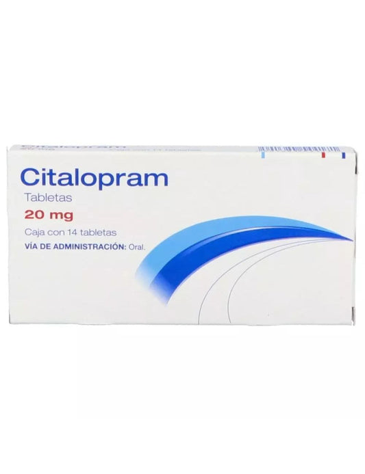 CITALOPRAM TAB. 20 MG. CAJA C/14