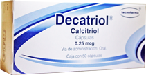 DECATRIOL CAP. 0.25 MCG CAJA C/50