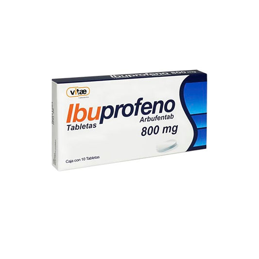 IBUPROFENO 800MG TAB C10