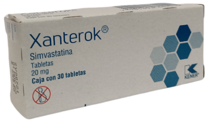 XANTEROK TAB. 20 MG. CAJA C/30