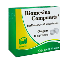 BIOMESINA COMPUESTA GRAG. 10/250 MG. CAJA C/10