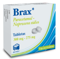 BRAX TAB. 300/275 MG. CAJA C/10