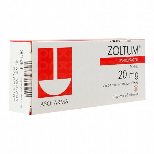ZOLTUM 20 MG 28 CPR