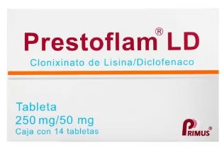 PRESTOFLAM LD 250/50MG TAB C14