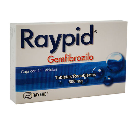 RAYPID TAB. RECUBIERTAS 600 MG. CAJA C/14
