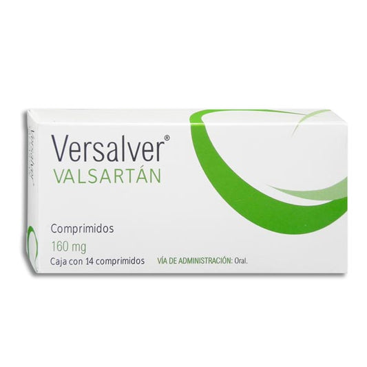 VERSALVER COMPR 160 MG CAJA C14