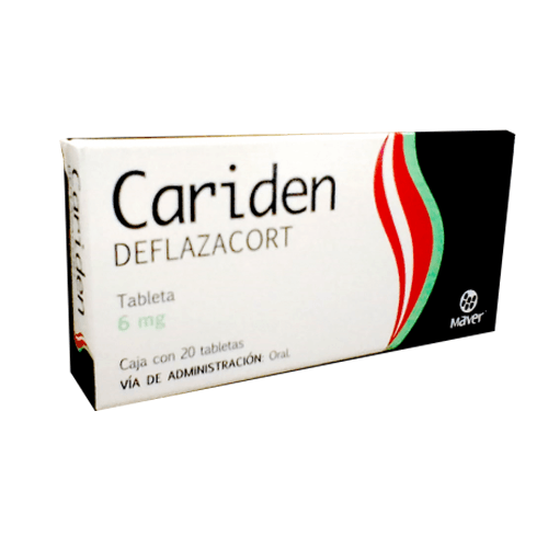 CARIDEN TAB 6 MG CAJA C20