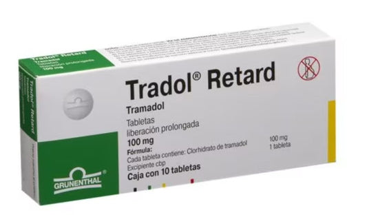 TRADOL-RETARD 100 MG 10 TAB
