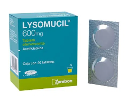 LYSOMUCIL 600MG TAB EFERV C20