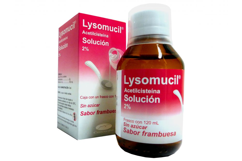 LYSOMUCIL 2% FRAMBUESA SOL 120ML
