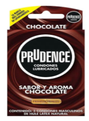 Preservativo Prudence Sabor Y Aroma Chocolate Cartera C/3
