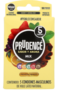Prudence Preservativos Mix Sabor Y Aroma Cartera C/5