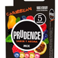 Prudence Caribbean Sabor Y Aroma Mix Condones Caja C/5 Condon De Hule Latex Lubricado- Lisos- Con
