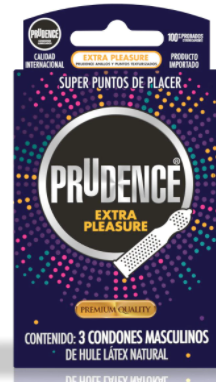 PRUDENCE EXTRA PLEASURE 1 CAJA 3 PZA
