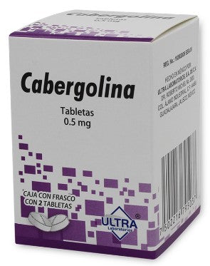 CABERGOLINA TAB. 0.5 MG. CAJA C/2