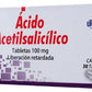 ACIDO ACETILSALICILICO TAB. LIB. RETARDADA 100 MG. CAJA C/30