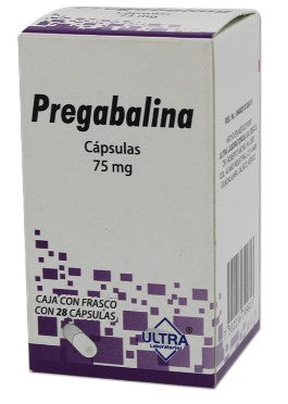 PREGABALINA 75MG 28 CAPS    LGEN