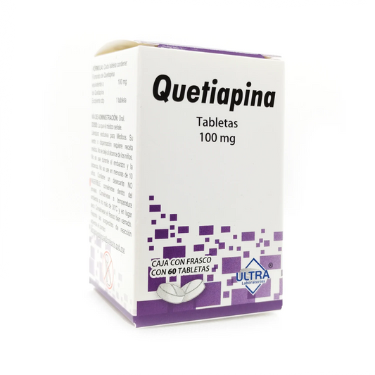 QUETIAPINA TAB 100 MG CAJA C60