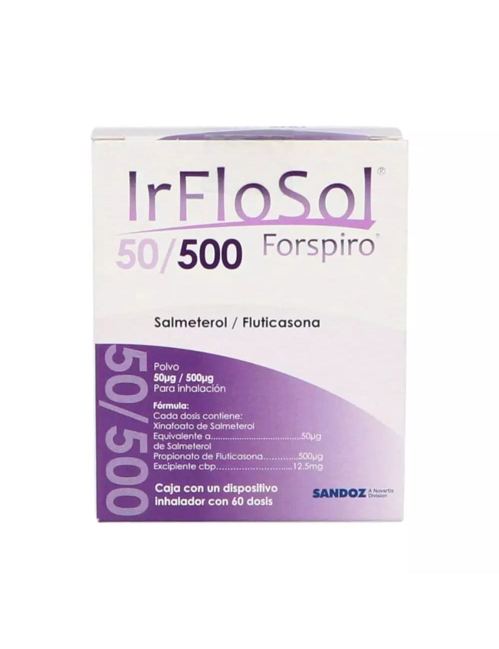 IRFLOSOL 50/500MCG 60DOSIS