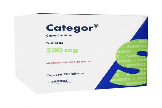 CATEGOR 500MG C/120