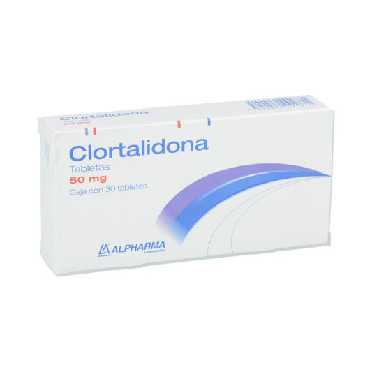 CLORTALIDONA 50MG TAB C30