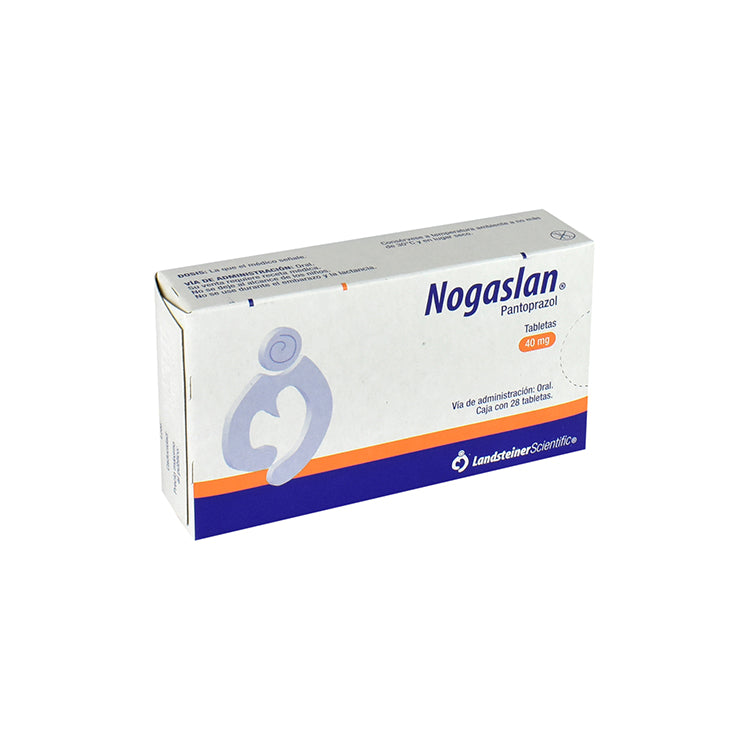 PANTOPRAZOL TAB 40 MG CAJA C28 (NOGASLAN)