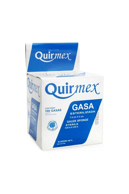 GASA ESTERILIZADA 100 SOBRES 7.5CMX5CM