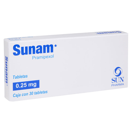 SUNAM (PRAMIPEXOL) 0.25MG C/30 TAB