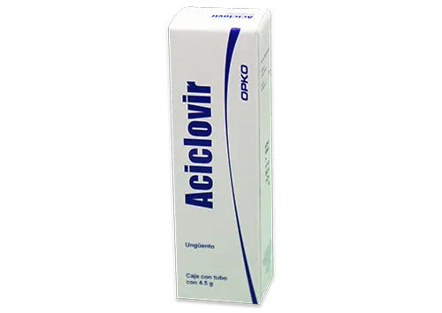 ACICLOVIR UNGÜENTO OFTALMICO CAJA C/TUBO C/4.5 G.