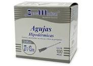 AGUJAS HIPODERMICAS 27X13 MM C/100