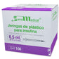 JERINGA INSULINA 100 JERS 31GX6MM/.5