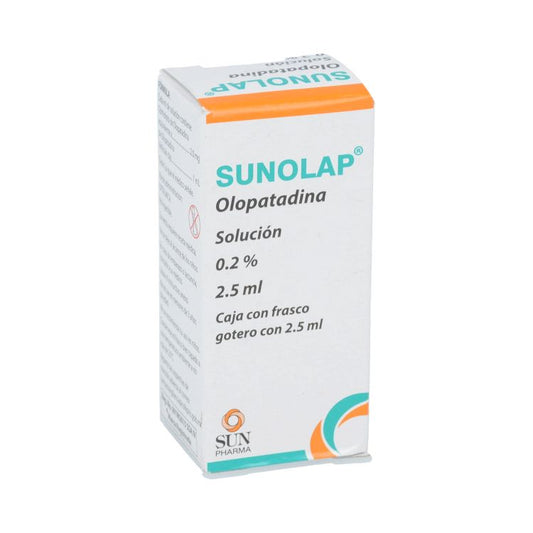 SUNOLAP (OLOPATADINA) SOL 0 2% FCO 2.5 ML