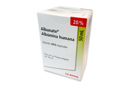 ALBUNATE IV INY 20% FAM C/50ML