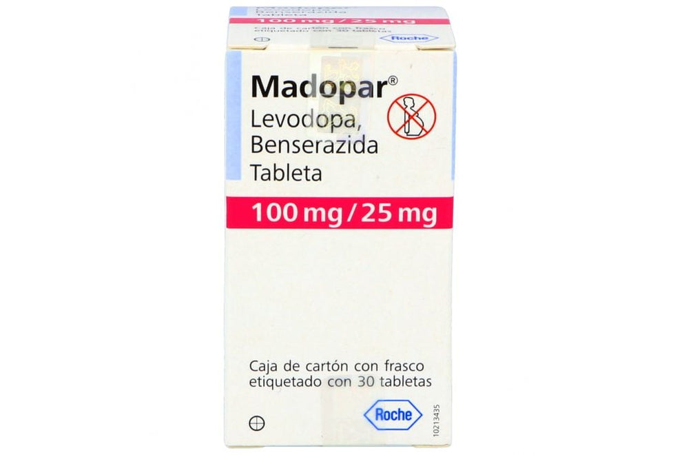 MADOPAR 100/25 MG 30 TAB – Farma Leal
