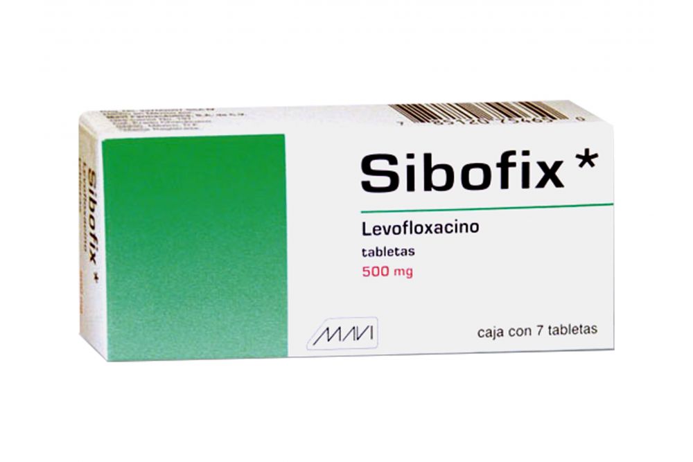 SIBOFIX (LEVOFLOXACINO 500MG) 7TABS