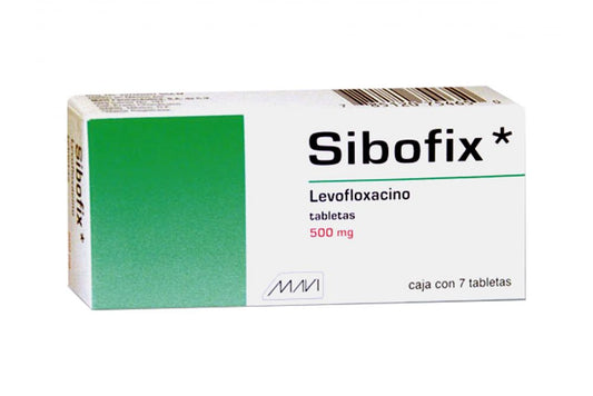 SIBOFIX (LEVOFLOXACINO 500MG) 7TABS