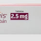 ELICUIS 2.5 MG 20 TAB