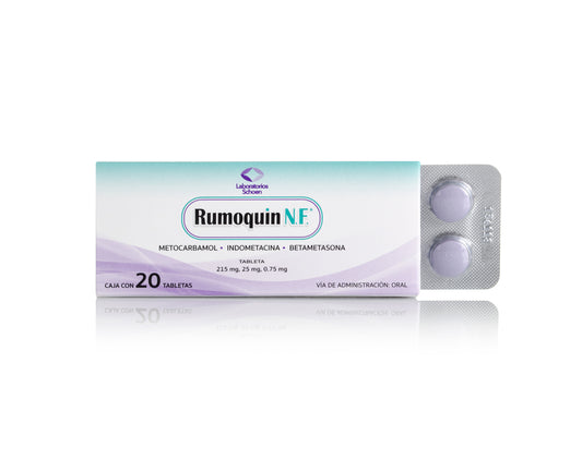RUMOQUIN N.F. 20 TAB 215/25/0.75 MG