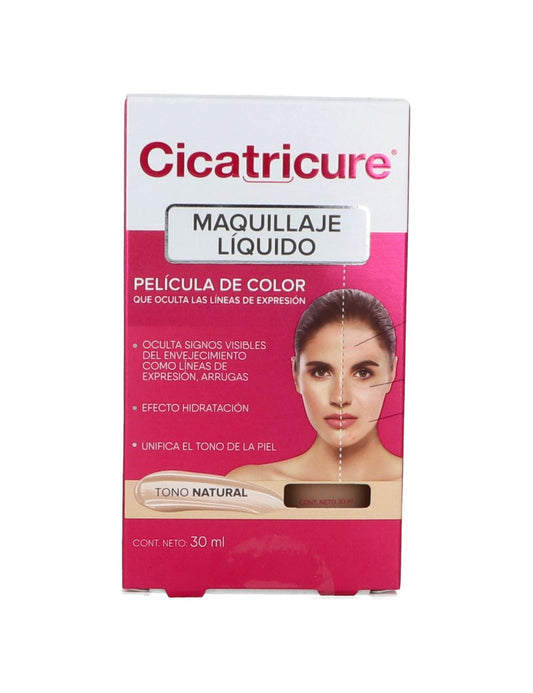 CICATRICURE MAQ LIQ NAT 30ML