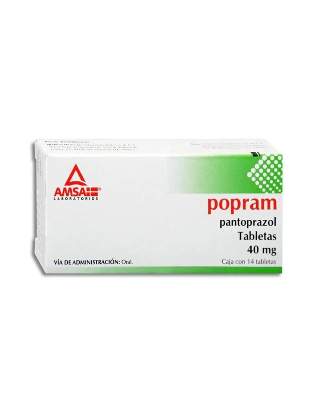 POPRAM TAB. 40 MG. CAJA C/14