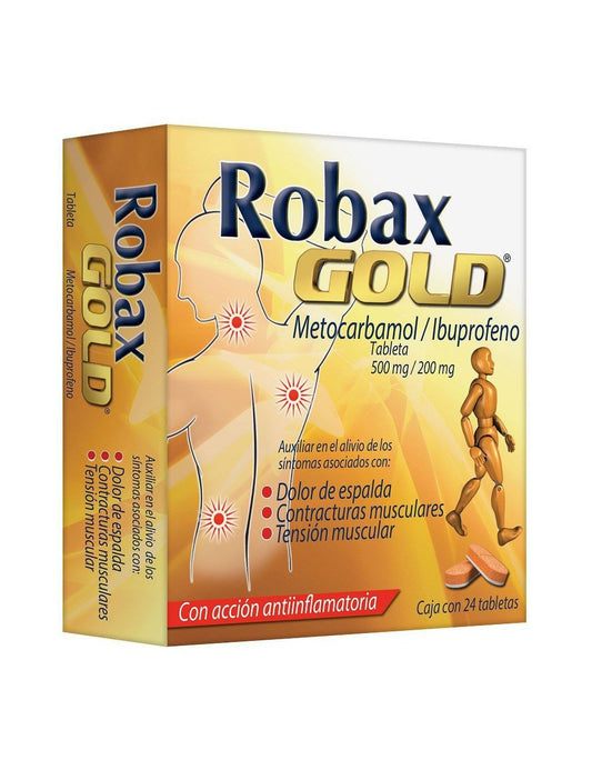 ROBAX GOLD 500/200MG TAB 24