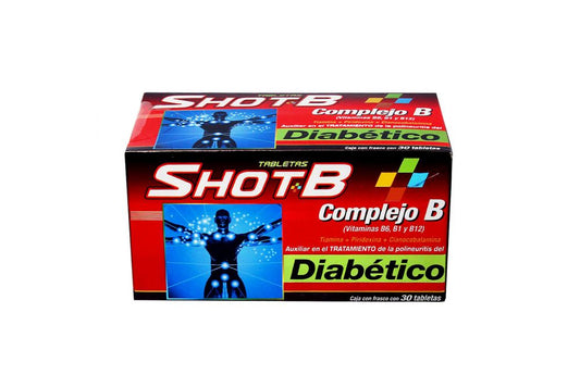 SHOT B DIABETIC 100MG TAB C30